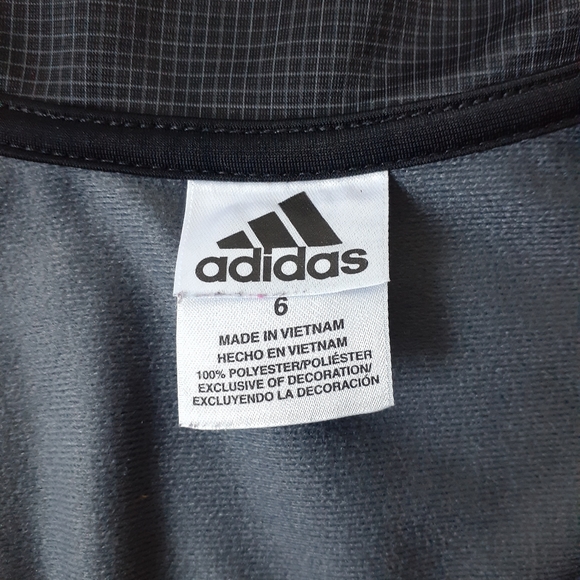 Adidas boys gray full zip athletic jacket - Picture 6 of 6